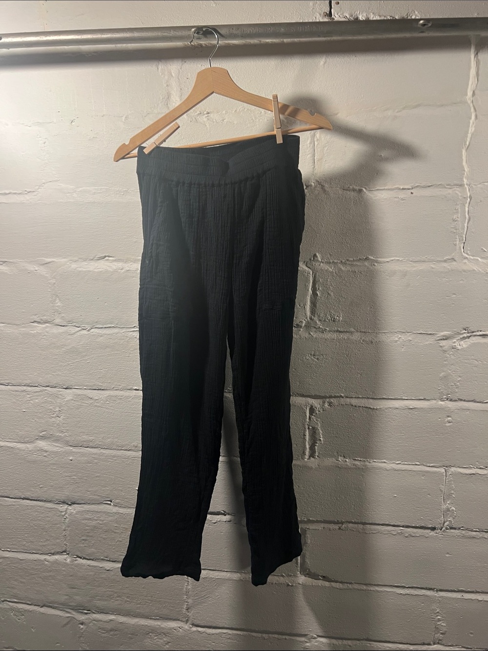 Backcountry black cotton pants small